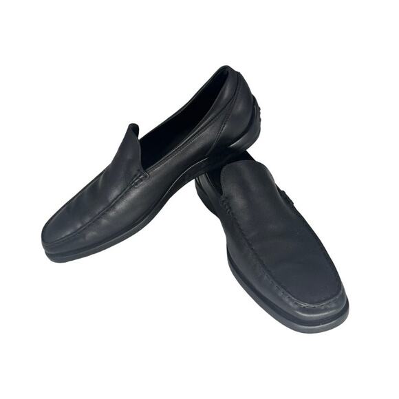 Tod's Black Leather Loafers - Picture 1 of 10